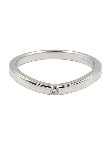 Cartier Cartier Ballerina Diamond 3P Ring, Platinum Pt950, Women's Silver/Clear Tone, B4092948 (view 2)