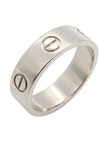 Cartier Cartier Love Ring, 18K White Gold (18KWG), Silver Tone, B4084700 (view 1)