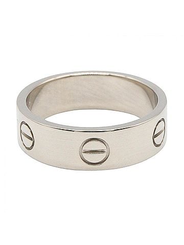 Cartier Cartier Love Ring, 18K White Gold (18KWG), Silver Tone, B4084700 (view 2)