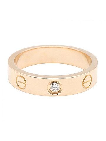 Cartier Cartier Love Ring 1PD - 18KPG (Pink Gold) Diamond Women's Gold Tone Clear (view 2)