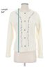 L.L.Bean Ivory L.L.Bean Cardigan Size S - photo 5