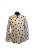 Worthington Polka Dots White Black Button-Down Shirt Size XL - photo 1