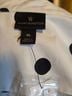 Worthington Polka Dots White Black Button-Down Shirt Size XL - photo 3
