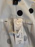 Worthington Polka Dots White Black Button-Down Shirt Size XL - photo 4