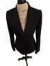Tahari 100% Polyester 100% Polyester Black Blazer Size 4 - photo 1