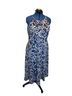Chaps Floral Blue White Casual Dress Size XL - photo 1