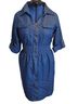 J Gee Polka Dots Blue White Casual Dress Size XL - photo 1