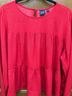 Gap 100% Rayon Solid Red Long Sleeve Blouse Size XL - photo 12