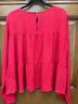 Gap 100% Rayon Solid Red Long Sleeve Blouse Size XL - photo 6
