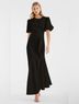Sachin + Babi 100% Polyester 100% Polyester Solid Black Cocktail Dress Size 2 - photo 3