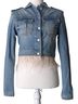 Guess 100% Cotton Solid Blue Pink Jacket Size S - photo 1