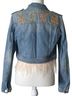 Guess 100% Cotton Solid Blue Pink Jacket Size S - photo 2