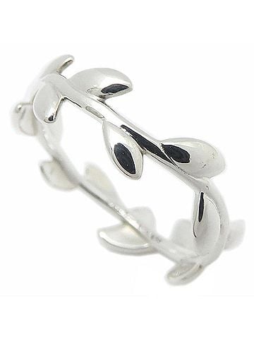 Tiffany & Co. TIFFANY&amp;Co. Tiffany Olive Leaf Ring, Paloma Picasso Design, SV925, Women's, 295762 (view 1)