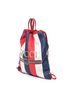 Gucci Blue Striped Drawstring Backpack One size - photo 3