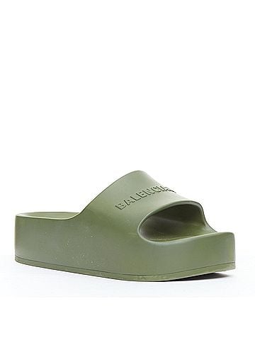 Balenciaga Balenciaga Platform Pool Slides (view 2)
