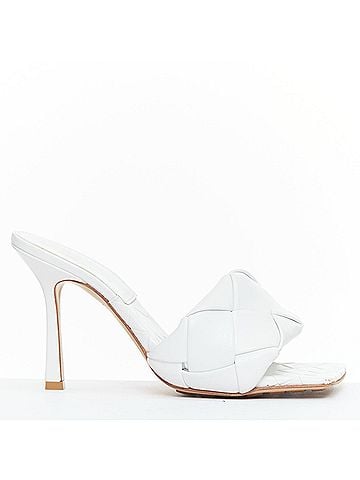 Bottega Veneta Bottega Veneta Lido Woven Mule Heels (view 1)