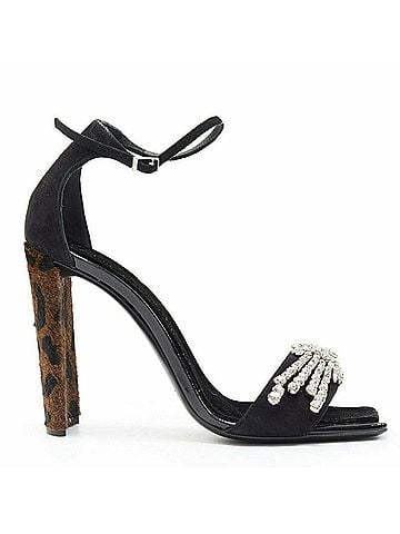 Giuseppe Zanotti Giuseppe Zanotti Suede Crystal Sandal (view 2)