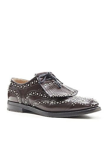 Church's Church's Fringe Studded Leather Brogues (view 2)