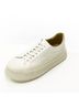 Jil Sander 100% Leather Brown Jil Sander Leather Platform Sneaker Size EU 40 - photo 6