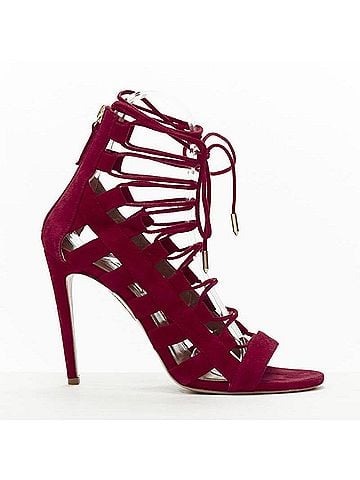 Aquazzura Aquazzura Suede Lace Up Sandals High Heels (view 1)