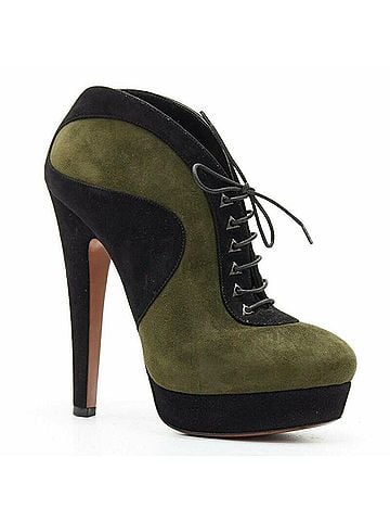 Alaïa Alaia Suede Lace Up Ankle Bootie (view 1)