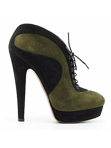 Alaïa Alaia Suede Lace Up Ankle Bootie (view 2)