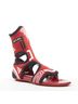 Prada 100% Cotton Red Prada Stretch Sock Knit Sandals Size EU 35 1/2 - photo 2