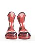 Prada 100% Cotton Red Prada Stretch Sock Knit Sandals Size EU 35 1/2 - photo 3