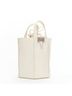 OFF-WHITE 100% Leather Ivory Off White Leather Drawstring Tote Bag One size - photo 4