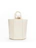 OFF-WHITE 100% Leather Ivory Off White Leather Drawstring Tote Bag One size - photo 5