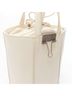 OFF-WHITE 100% Leather Ivory Off White Leather Drawstring Tote Bag One size - photo 6