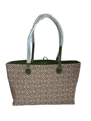Canvas Leather Tote (view 1)