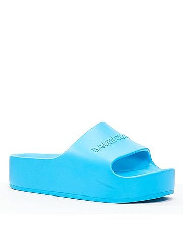 Balenciaga Balenciaga Platform Chunky Slides (view 2)