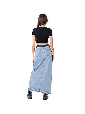 Edikted Denim Skirt (view 2)