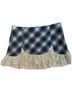 Kimchi Blue Plaid Blue White Active Skirt Size M - photo 3