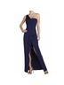 BCBGMAXAZRIA 100% Polyester Solid Blue Cocktail Dress Size 6 - photo 4