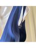BCBGMAXAZRIA 100% Polyester Solid Blue Cocktail Dress Size 6 - photo 10