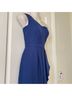 BCBGMAXAZRIA 100% Polyester Solid Blue Cocktail Dress Size 6 - photo 7