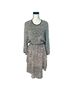DKNY Animal Print Black White Cocktail Dress Size M - photo 1