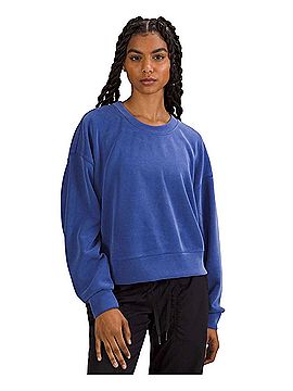 Lululemon Athletica perfectly oversized cropped crew softstream Sweatshirt (view 1)