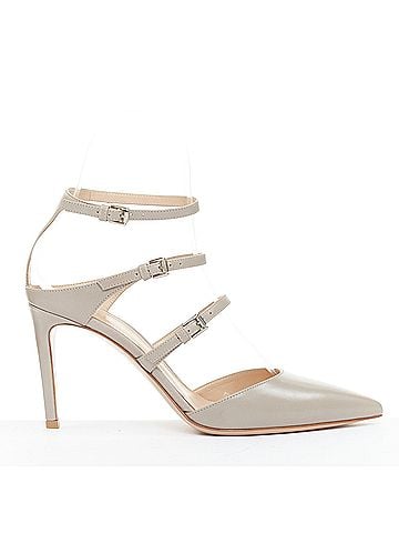 Gianvito Rossi Gianvito Rossi Triple Straps Pointy Pumps (view 1)