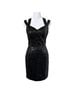 Cache 100% Polyester Black Cocktail Dress Size 6 - photo 1