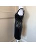 Cache 100% Polyester Black Cocktail Dress Size 6 - photo 5