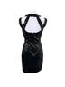 Cache 100% Polyester Black Cocktail Dress Size 6 - photo 2