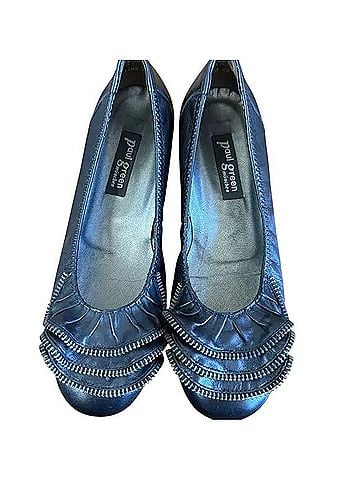 Paul Green Leather Flats with Zipper Accent Flats (view 1)