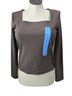 Express Brown Long Sleeve Blouse Size L - photo 1