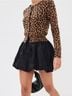 Reformation Solid Black Formal Skirt Size 4 - photo 4