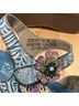 Spring Step 100% Leather Floral Blue Green Sandals Size 7 - photo 13