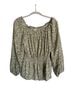 Mine Floral Green Blouse Size M - photo 1