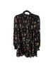 Cinq à Sept 100% Polyester Floral Black Pink Cocktail Dress Size 10 - photo 1